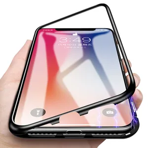 Magnetic Tempered Glass Back Cover iPhone X