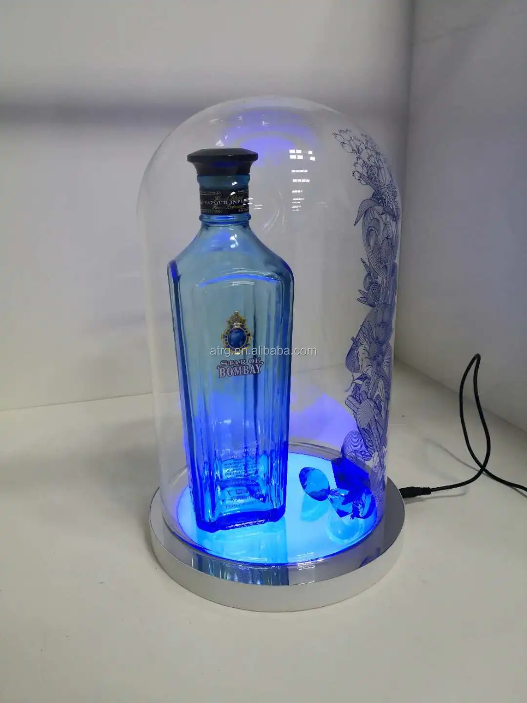 POS LED bottle glorifier LED bottle stand for alcohol branding promotion