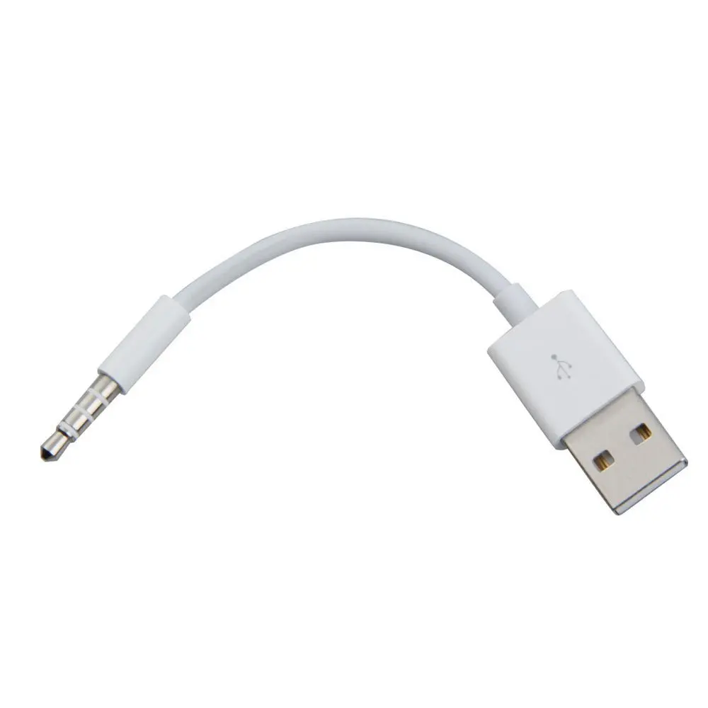 Get Quotations · ACE Charger Data USB 3.5mm Sync Audio Cable for iPod  Shuffle 3rd 4th Gen