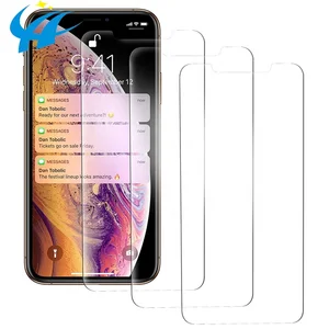 competitive price cell phone 0.26mm 0.33mm smartphone accessories all inclusive for iphone x 10 tempered glass 9h 5d 6d