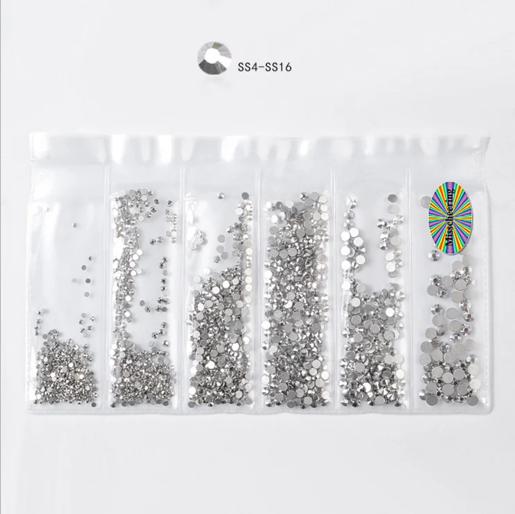 

Colorful Fashion rhinestones nail art designs glass rhinestones