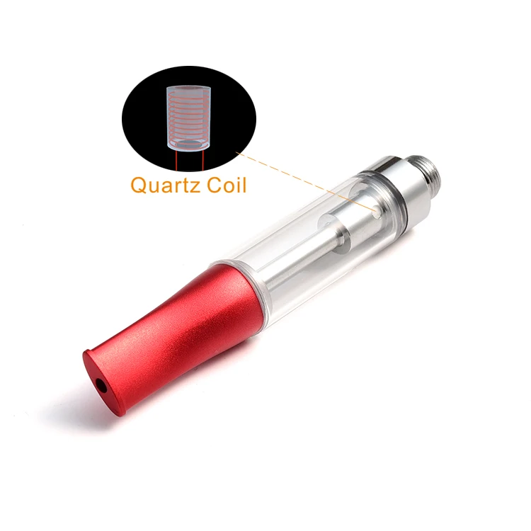 Quartz Heating Coil .5 ml 1 ml 510 thread  silver gold thick oil cartridge for vape pen