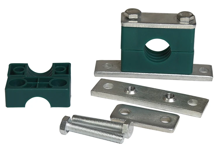Factory Price Heavy-duty Plastic Pipe Clamp Hydraulic Green Pipe Clamp