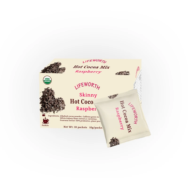 
Lifeworth raspberry flavor detox drink slimming cocoa powder drink 