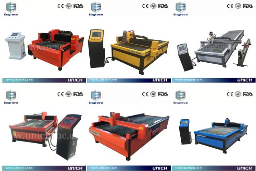 Unich jinan outstanding cutting metal machine/plasma consumables