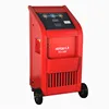 Refrigerant recovery recycling recharging machine with ac system pipeline flushing function