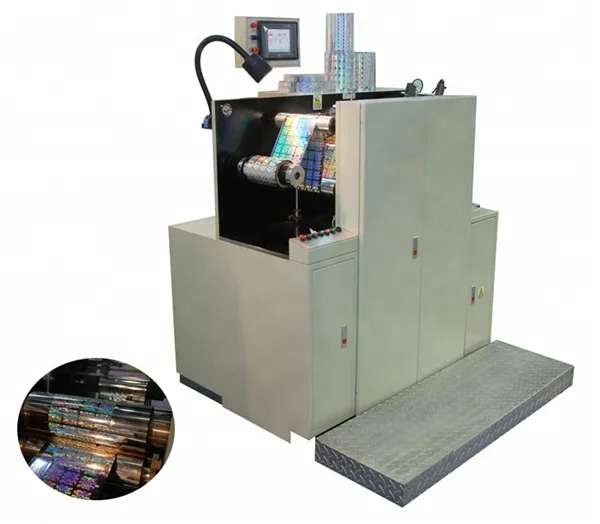 Holographic Label Sticker Printer Printing Machine Hologram Embossing