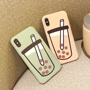 Funny Milk Tea Drink Phone Case iPhone XR X 6 7 8 Plus