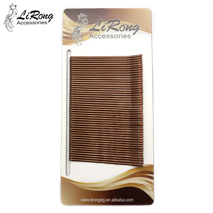 Factory Direct Strong Spring Brown Bobby Pin Basic Size 5cm 7cm