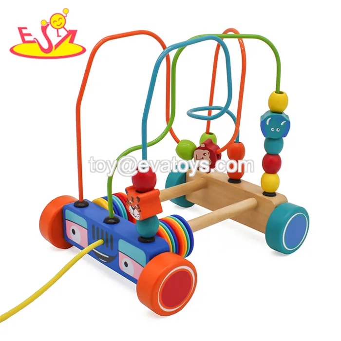 New Design Baby Wooden Pull Along Toys Best Wooden Push Toys For