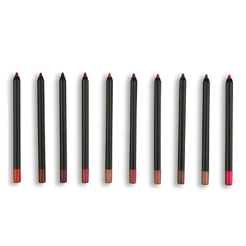 
Wholesale Matte Lipliner Pencil Waterproof Makeup 10 Color Lipliner and Lipstick 