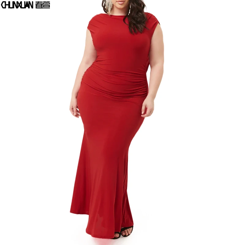 red sexy dress plus size