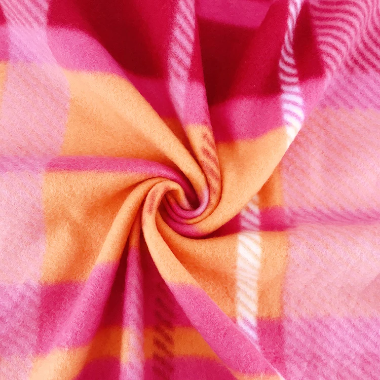 China Oem 100 Polyester King Size Picnic Blanket Plaid Polar Fleece