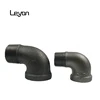 1/2 inch NPT coating Rustic Industrial Plumbing 90 Degree Street Elbow Industrial Cast Iron Pipe Fittings for DIY furniture
