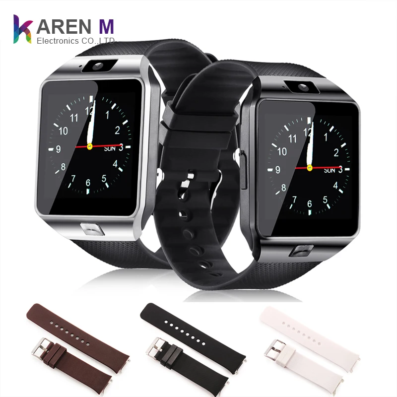 

Cheap U8,GT08,DZ09,A1,Q18 smart watch phone DZ09 MTK 6261D CPU good quality watch, Black;gold;silver;white