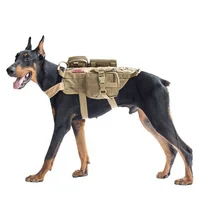 

PPC-121 Labrador K9 Tactical Service Dogs Vest Comfortable Military Dog Harness with Handle