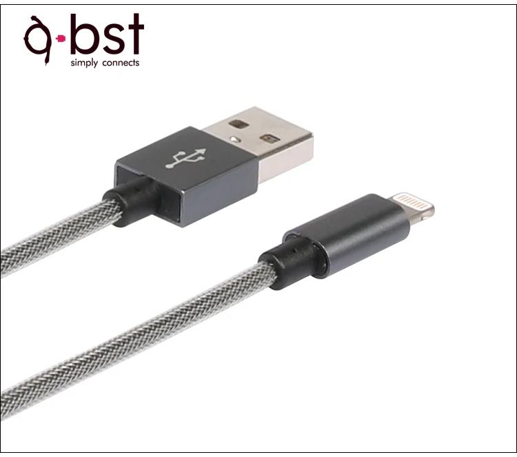 MFi Certified Nylon barided fast charging usb date Cable for iPhone8 8Plus