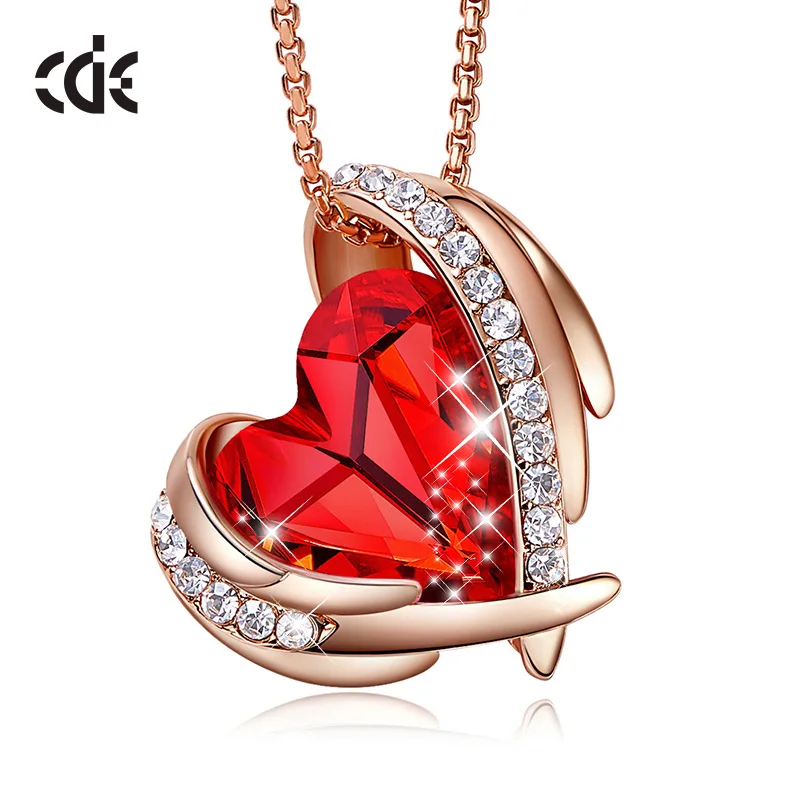 

Rhinestone Love Heart Necklace 2019 embellished with Crystal From Swarovski