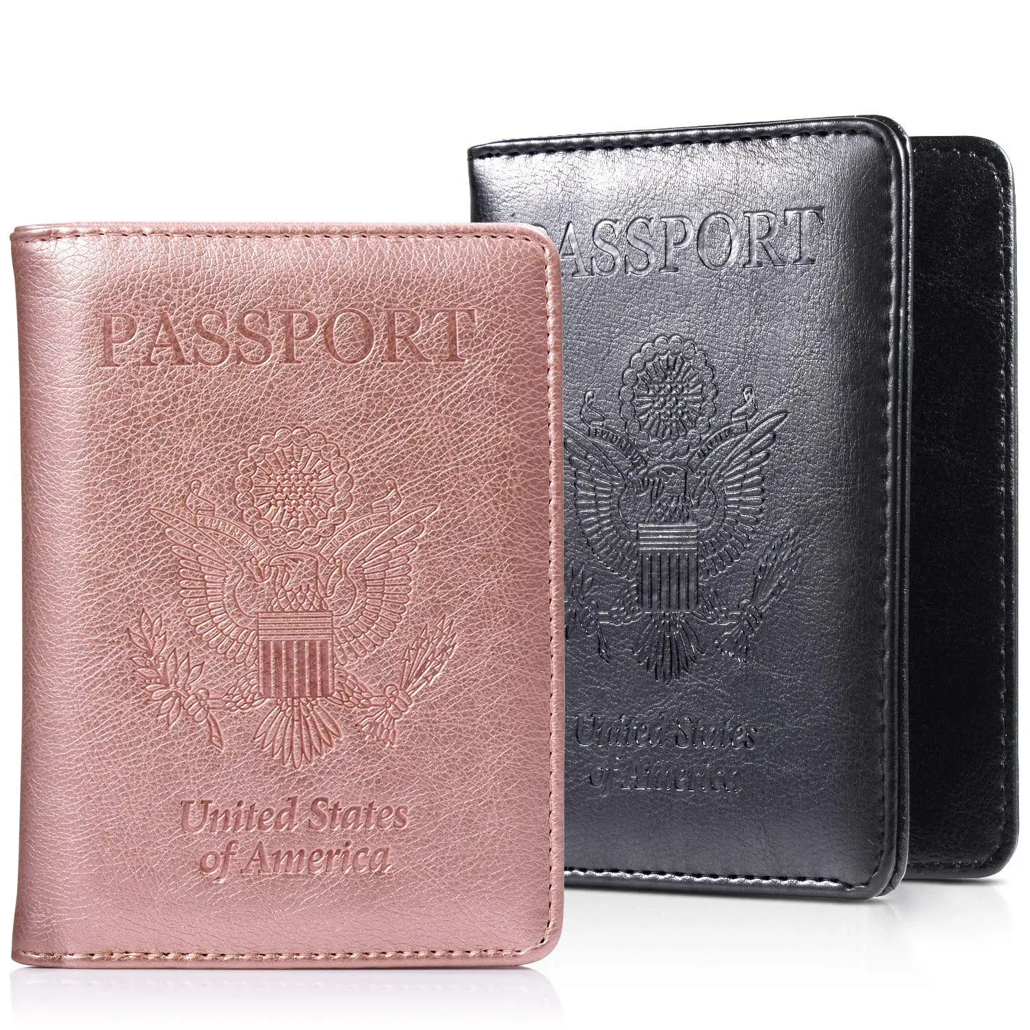 Us Passport Cover Leather Zebra Black And White Stripes Stylish Pu Leather Travel Accessories Passport Cover Kids For Women Men