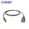 Microdot 10-32 connector to BNC ultrasonic probe cable