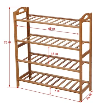 Bamboo Shoe Rack 4 Tier Entryway Shoe Shelf Storage Organizer Buy Penyimpanan Rak Sepatu Organizer Berdiri Rak Sepatu Sepatu Organizer Rak Product On Alibaba Com