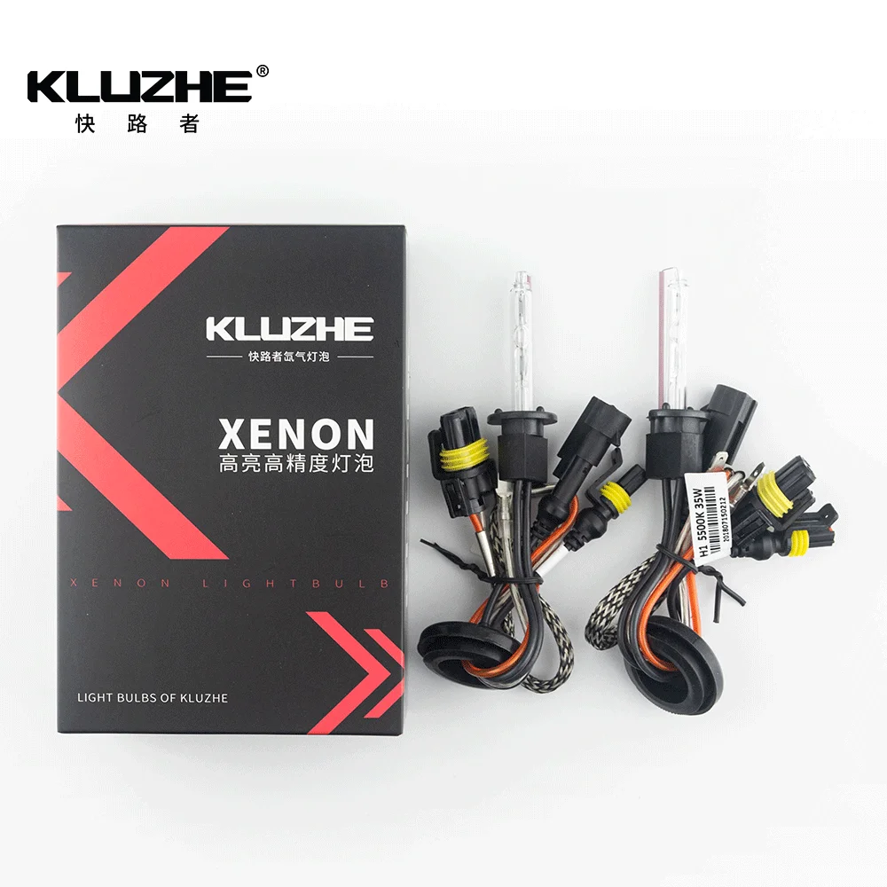 KLUZHE H1 H3 H4 H1135W 55W HID Xenon Kit Bulb H7 HID Xenon Light for Car