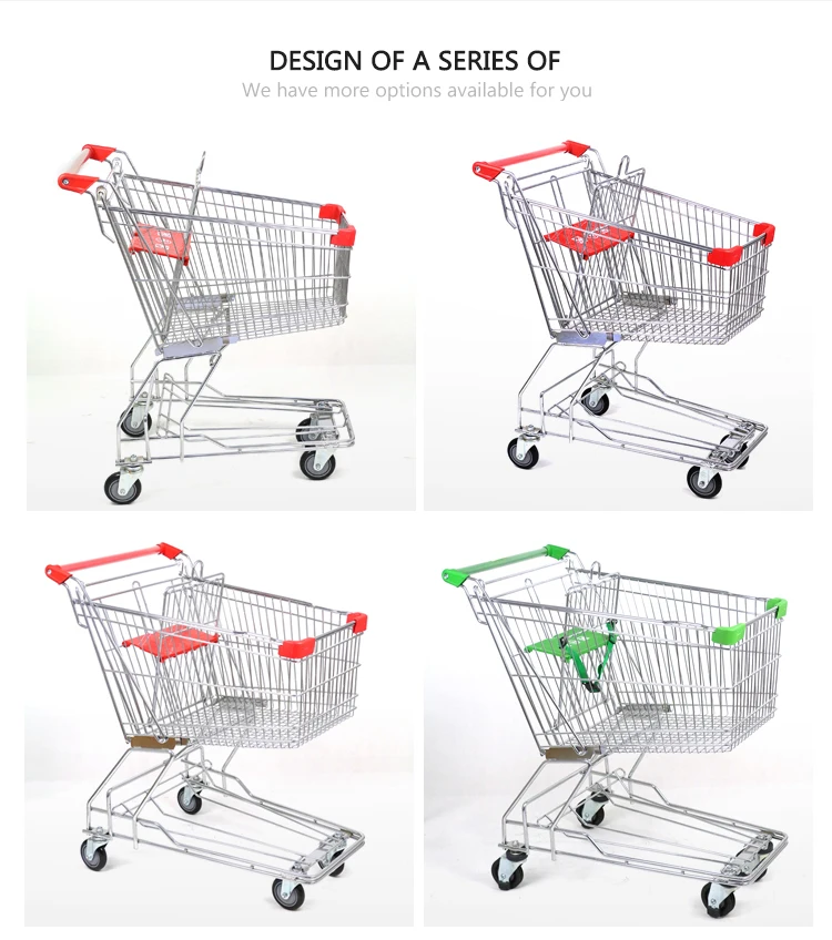 Wholesale Cheap Price Shopping Carts Supermarket Metal Commercial Hot