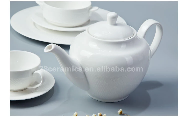 Airline catering fine ceramic white porcelain modern restaurant plates top choice dinnerware