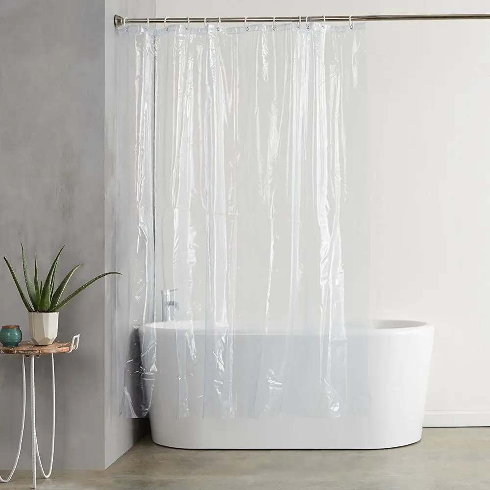 

Weekly Deal Discount Home Goods Shower Curtain Mildew Resistant Plastic Shower Curtain Liner