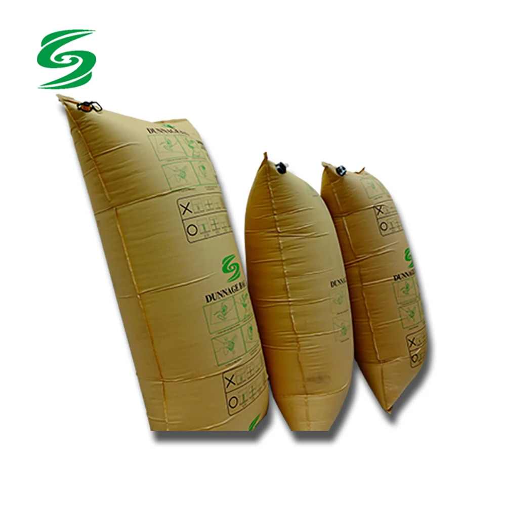 
AAR, SGS, ISO9001Container Kraft Paper Dunnage Bag 