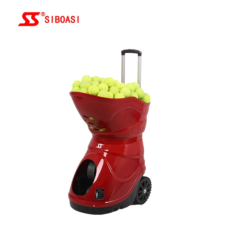 

12 years manufacturer of W5 tennis ball machine for training tennis ball throwing machine, Red