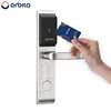 Orbita new design hotel computer operaated locks, cylinder rfid hotel door lock with key