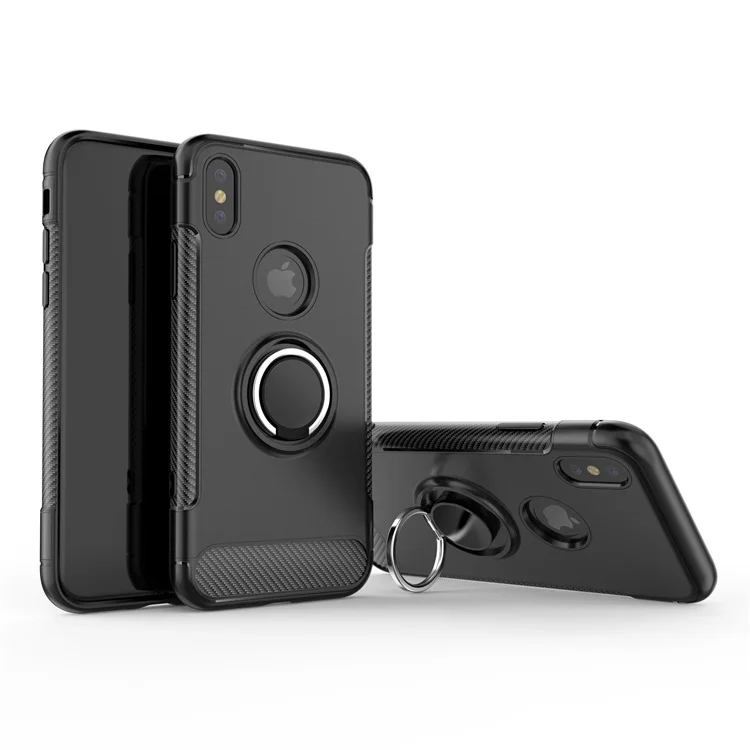 

360 Degree Rotating Ring Grip Cover for iphone X case With kickstand