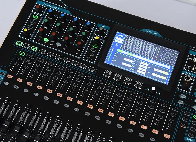 X24 professional 24 channel audio mixer digital