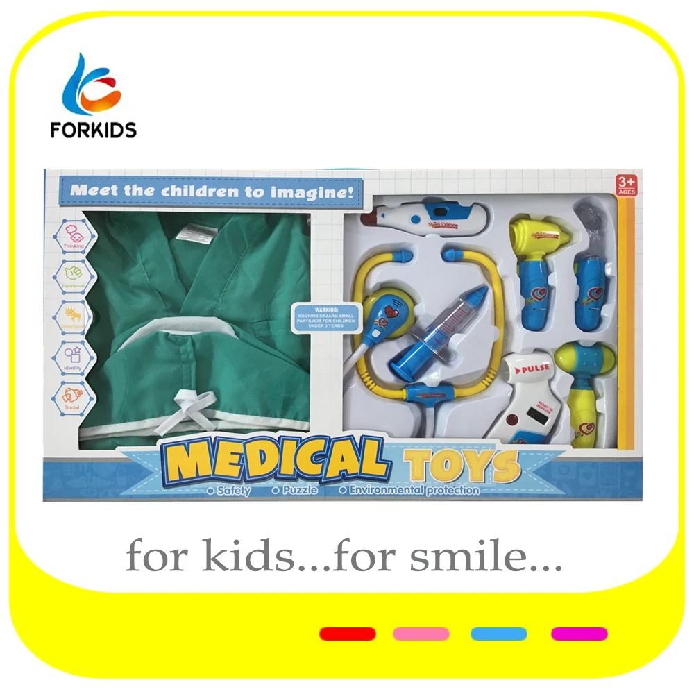 
Deluxe kids doctor toys hospital play set,pretend and dress up role play doctor cosplay set  (60665996120)