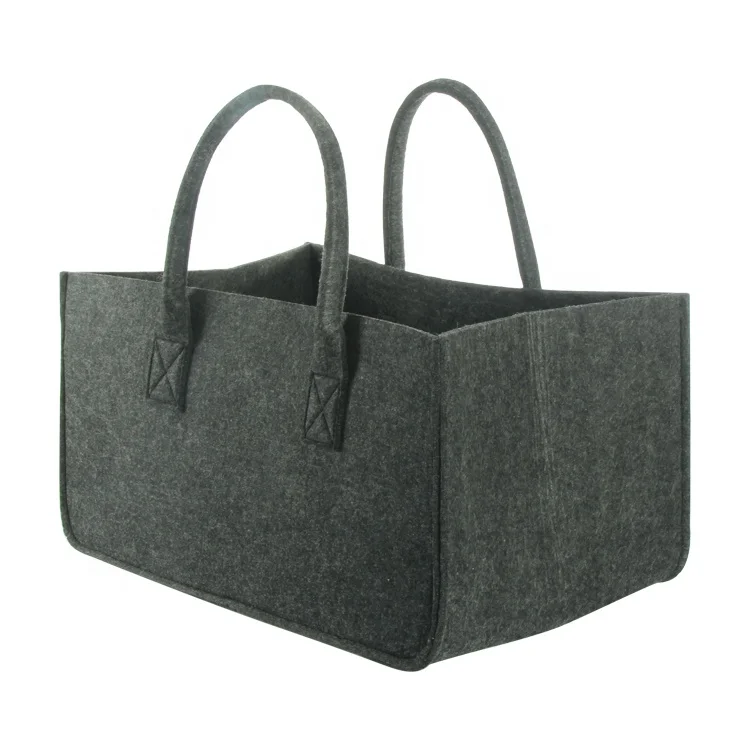 

Reusable hemp felt shopping tote bags with custom printed logo, All design colors are available