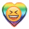 smile emoticon reversible sequin patches for garment