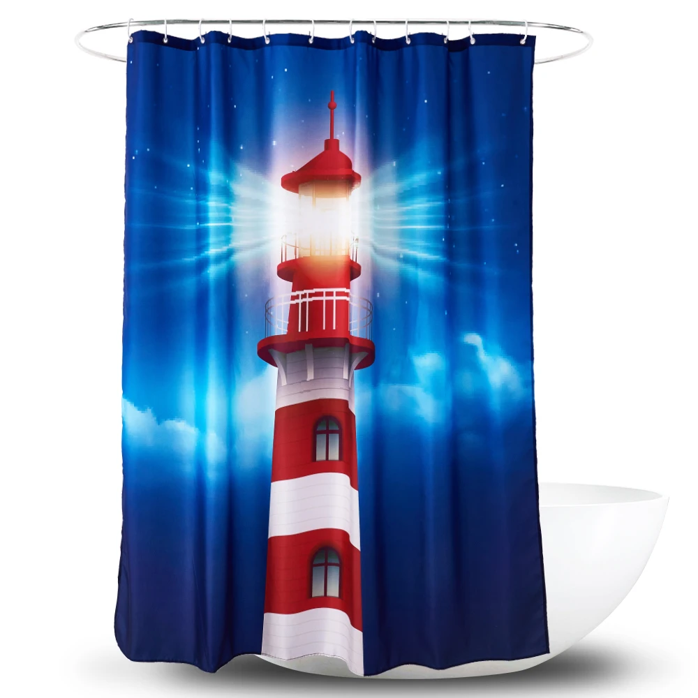

Waterproof Mold and Mildew-Resistant Fabric Shower Curtain/Bath Shower Curtain, Customized color