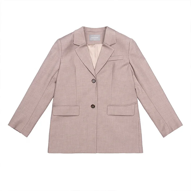 

2019 spring fashion women's suit loose custom ladies suit