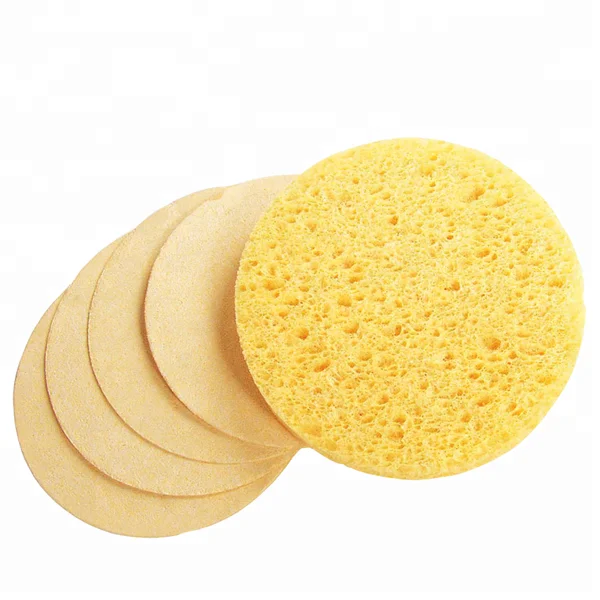 
Compressed Cellulose Cosmetic Makeup Sponges for Facial Cleansing 