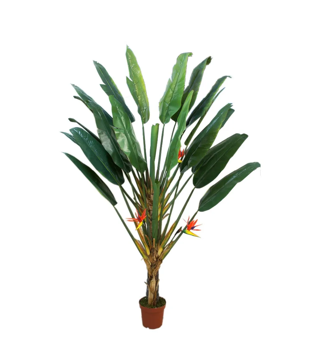 Uv Artificial Plants Artificial Plastic Banana Tree Fake Banana Bonsai