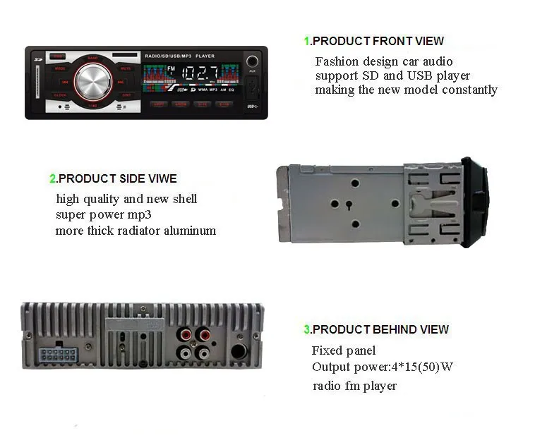 12v Power Supply For Car Stereo Car Subwoofer Mp3 Player Fm Radio Voice