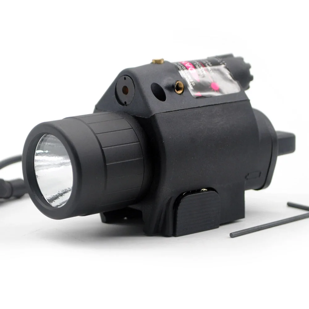 
New tactical Red Dot Laser & LED Torch Flashlight Torch Sight Scope for Rifle/Gun with Hunting Mount Rail 