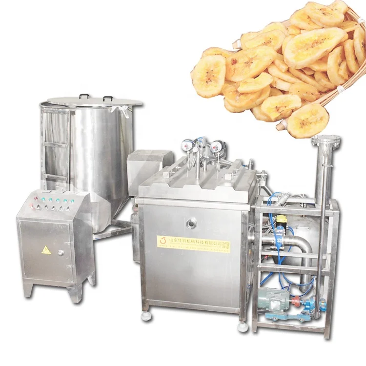 
Banana chips vacuum frying machine low-temperature frying and deoiling integrated banana vacuum fryer 