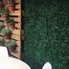 50x50cm/pc 100% fresh pe uv artificial boxwood hedge panels for home garden wall decoration