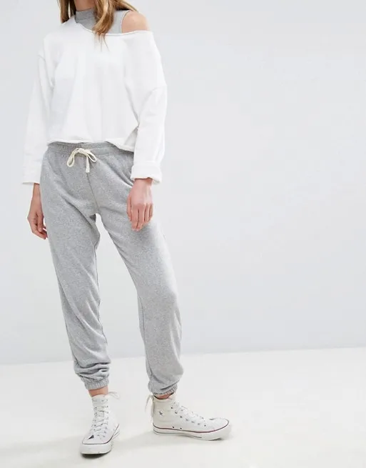 womens gray jogger sweatpants