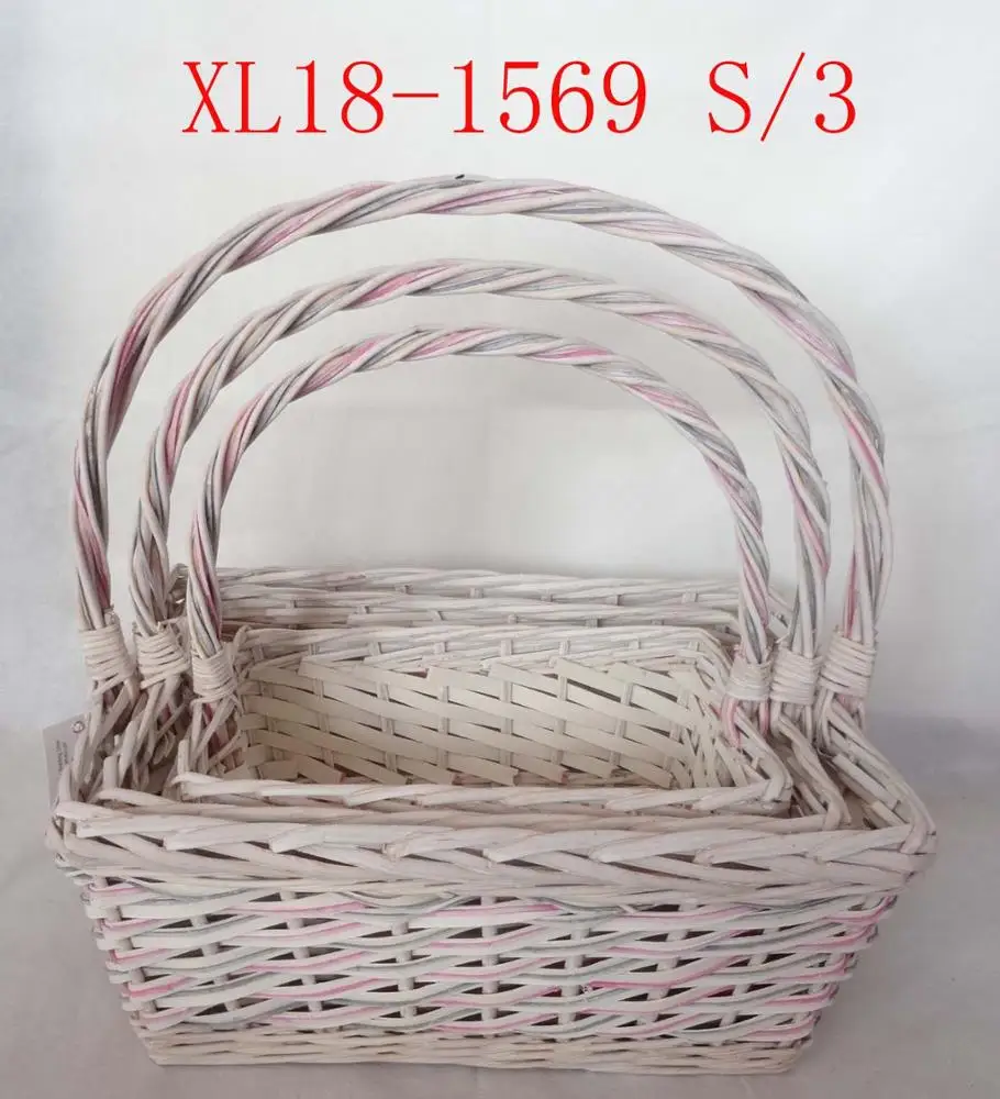 
Factory Direct flower and fruit Willow Wicker Basket 