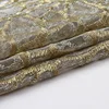 High quality fabric with metallic thread embroidery gold tulle fabric net
