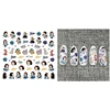 KT161-200 3D cartoon kids wholesales nail sticker for children back adhesive decal decoration nail sticker