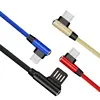 1M Elbow Line Micro,Type c, for Lightning Usb Charging Cable Speed Usb 2.0 Universal Usb Cable for Mobile Phone